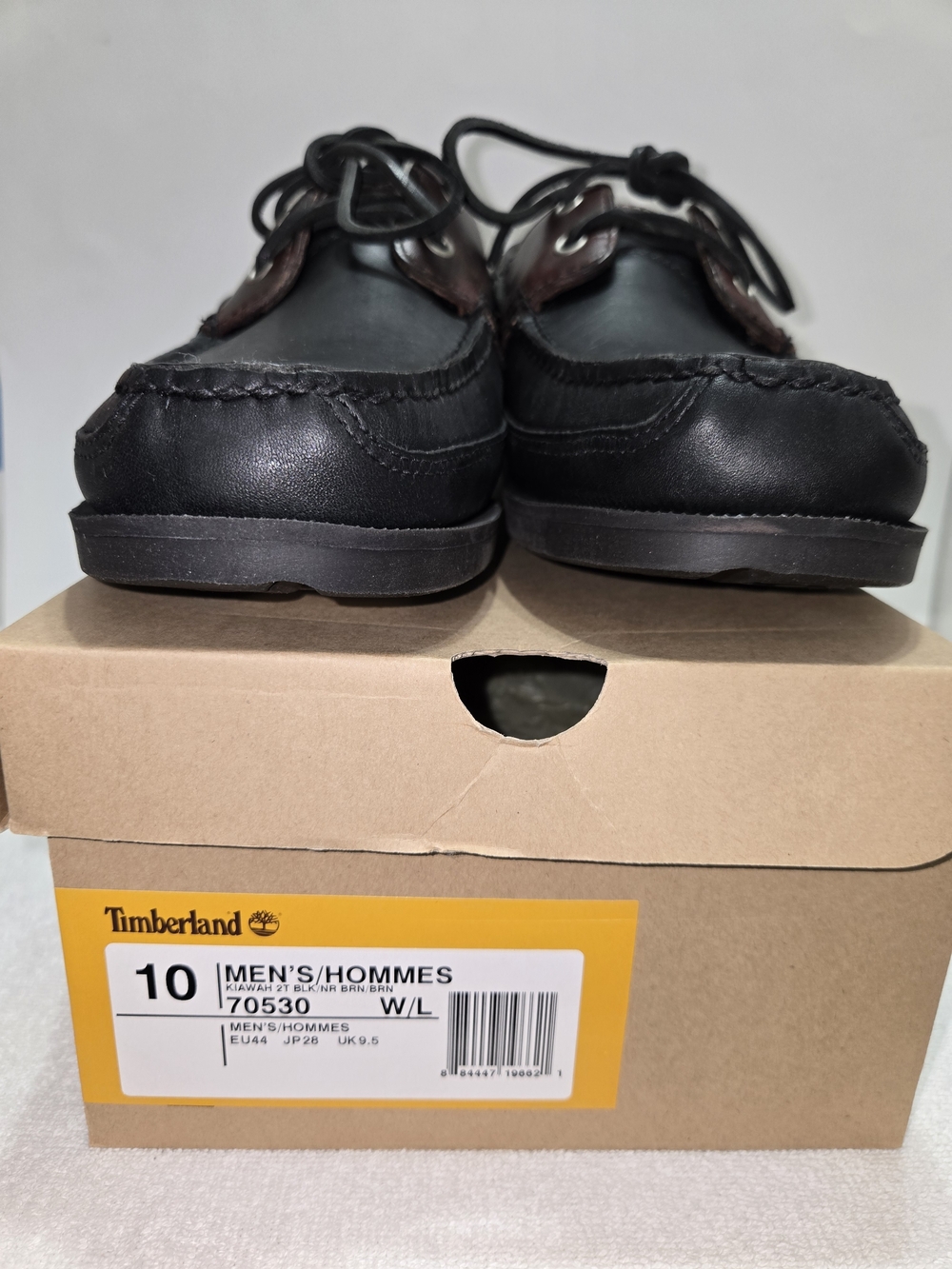 Timberland Men’s Two-Tone Leather Boat Shoes Size 10 – NEW